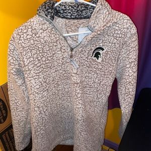 Michigan State Warm Sherpa pullover
